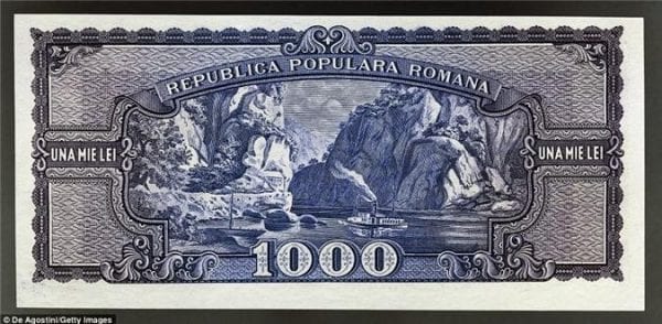 mệnh giá tiền Rumani