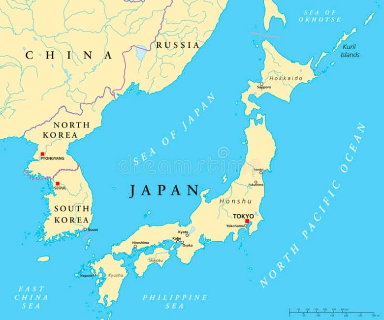 Vị Trí Địa Lý Nhật Bản: Nhật Bản Nằm Ở Ví Trí Nào? Có Gì Nổi Bật?