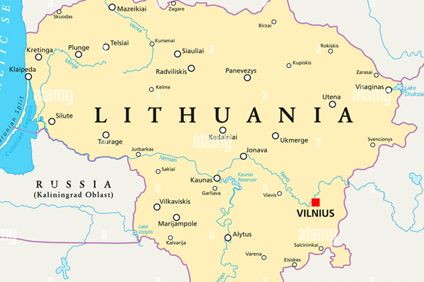 vilnius là thủ đô của nước nào, thủ đô của lithuania, thủ đô của litva
