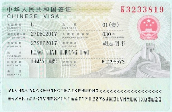 Tất tần tật về thủ tục xin visa đi du lịch Trung Quốc